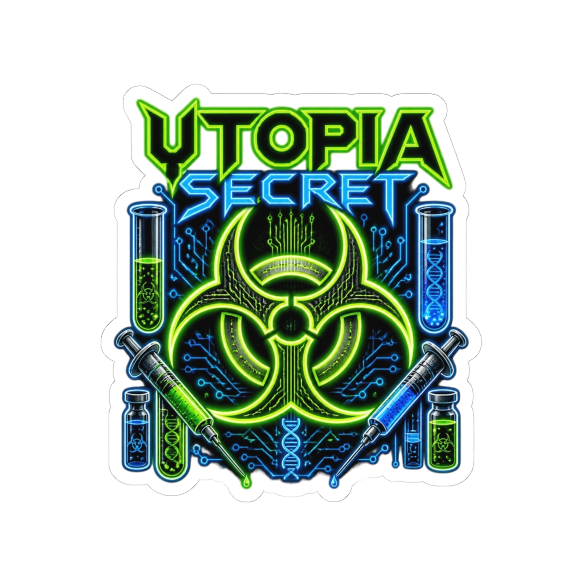 Utopia (UK) "UK plot" Sticker - alternate angle 2, merchandise