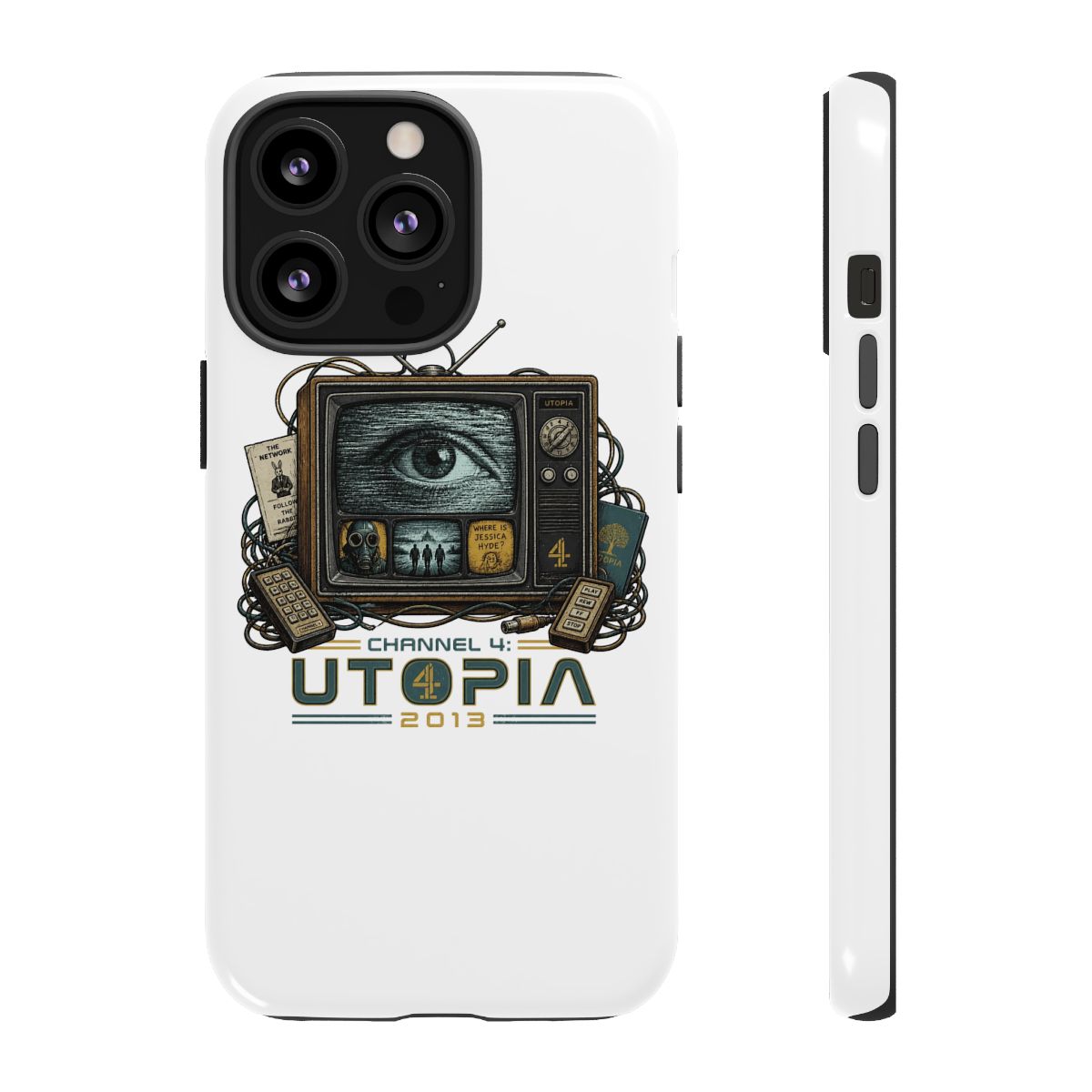 Utopia (UK) "Channel 4: Utopia 2013" Phone Case - alternate angle 3, merchandise